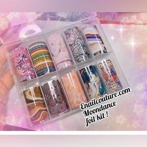 MOONDANCE Nail Foil Kit 1/$15, 2/$25, 3/$30, 4/$35.$5 each additional!